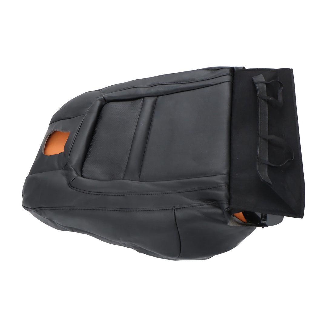 Right Passenger Side Bottom and Top Seat Cover Black for 2015-2023 Ford Mustang