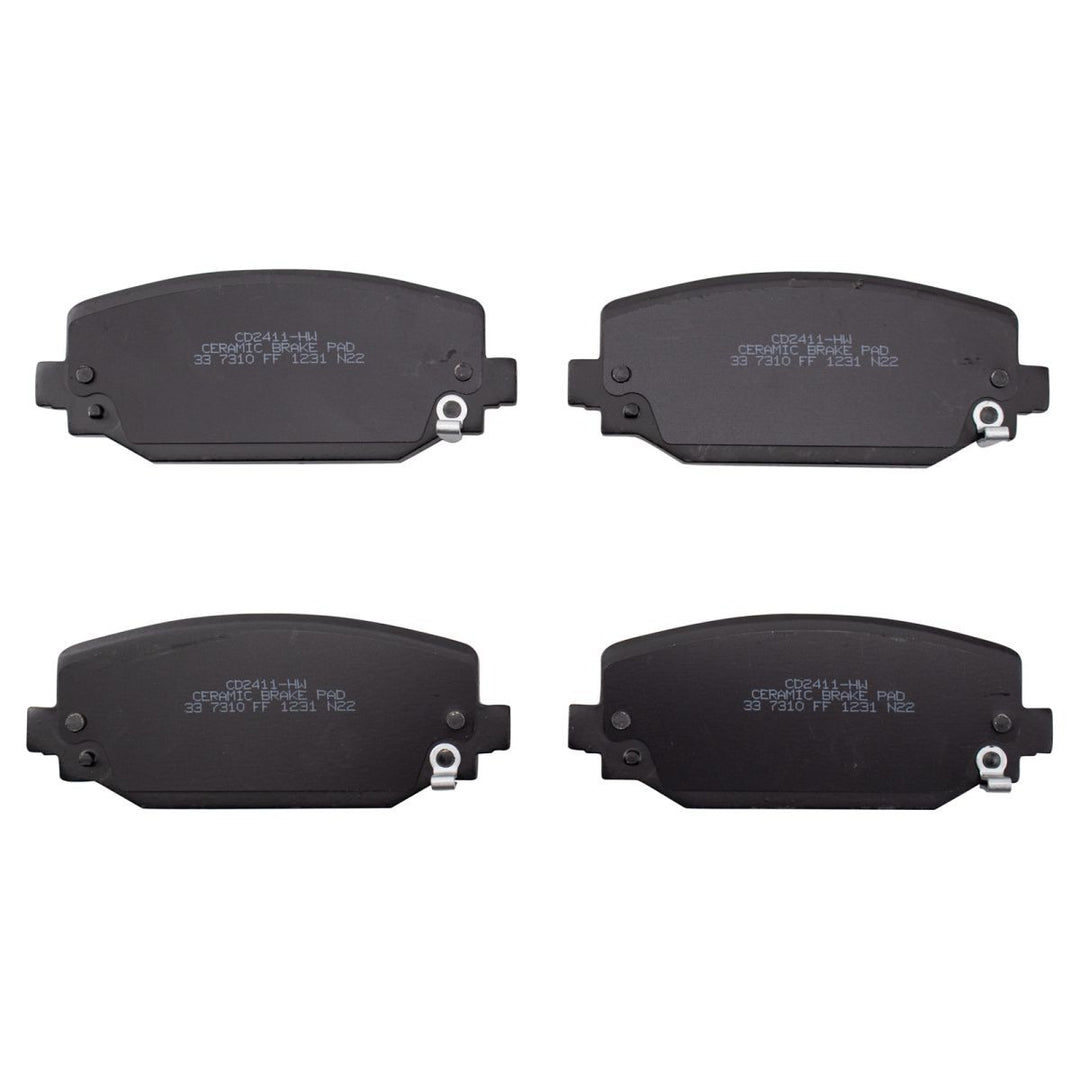 Rear Ceramic Brake Pad Set for 2021-2022 Jeep Grand Cherokee L