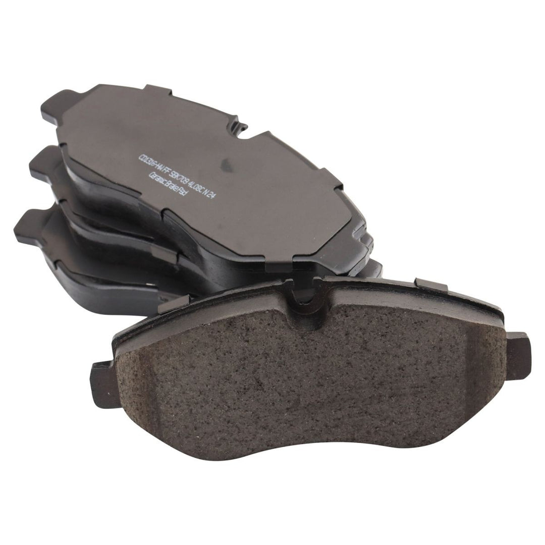 Front and Rear Ceramic Brake Pad Set for Mercedes-Benz, Dodge and Freightliner Sprinter 2500