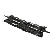 Front Upper Grille Trim Molding Black and Chrome for 2011-2014 Ford Edge