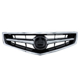 Black Chrome Front Upper Grille for 2006-2008 Acura TSX 71121SECA02ZA
