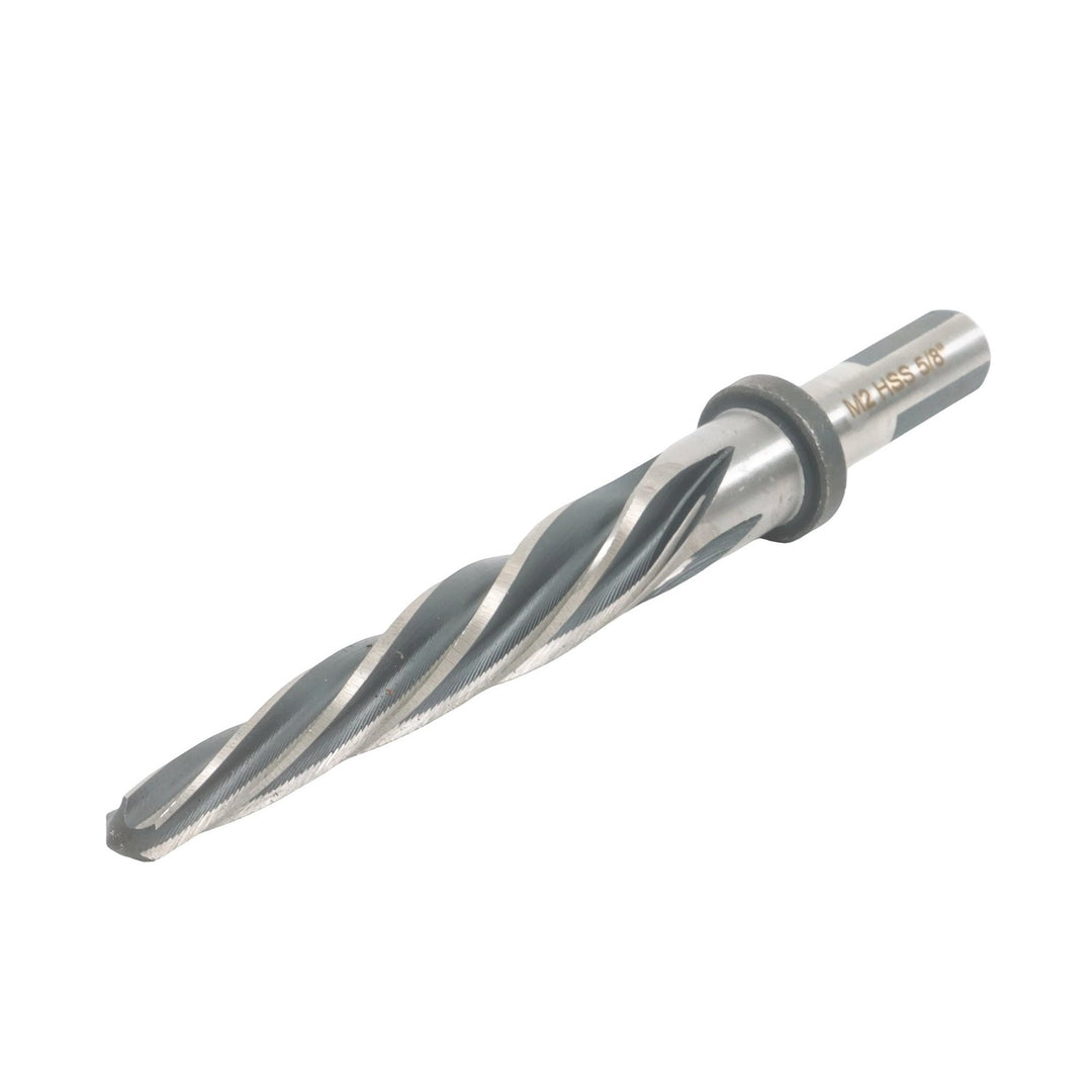 5/8 Inch M2 HSS Taper Reamer for Metal Wood and Plastic