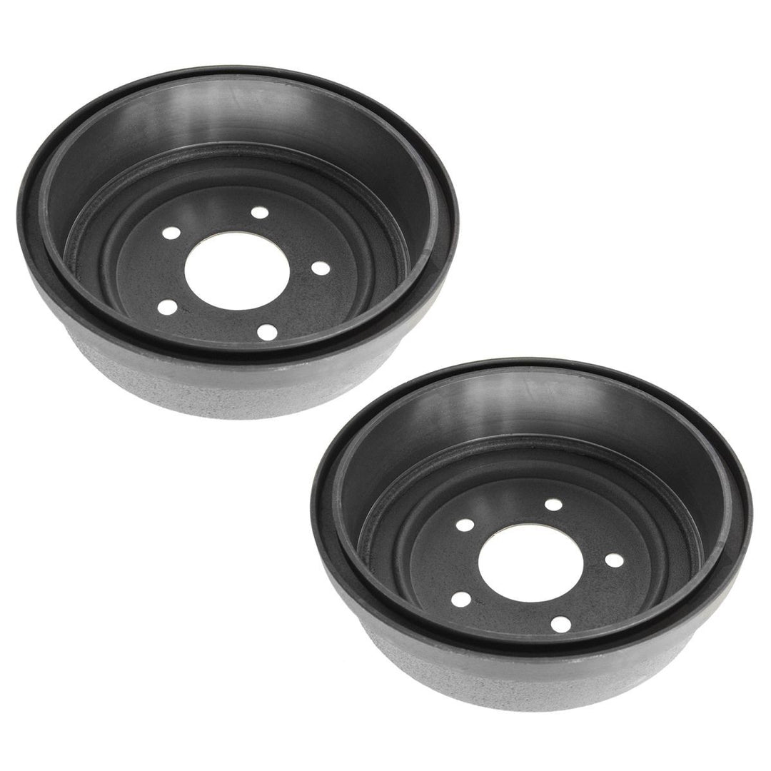 Rear Brake Drum Pair for 1987-1996 Ford F-150, Bronco & 1987-1999 E-150