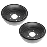 Rear Brake Drum Pair for 1987-1996 Ford F-150, Bronco & 1987-1999 E-150