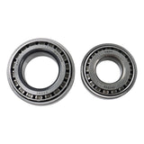 4 Inch Drop 42 Inch Weld-On Spindle Pair with Hubs for 7000 Lb Trailer Axle