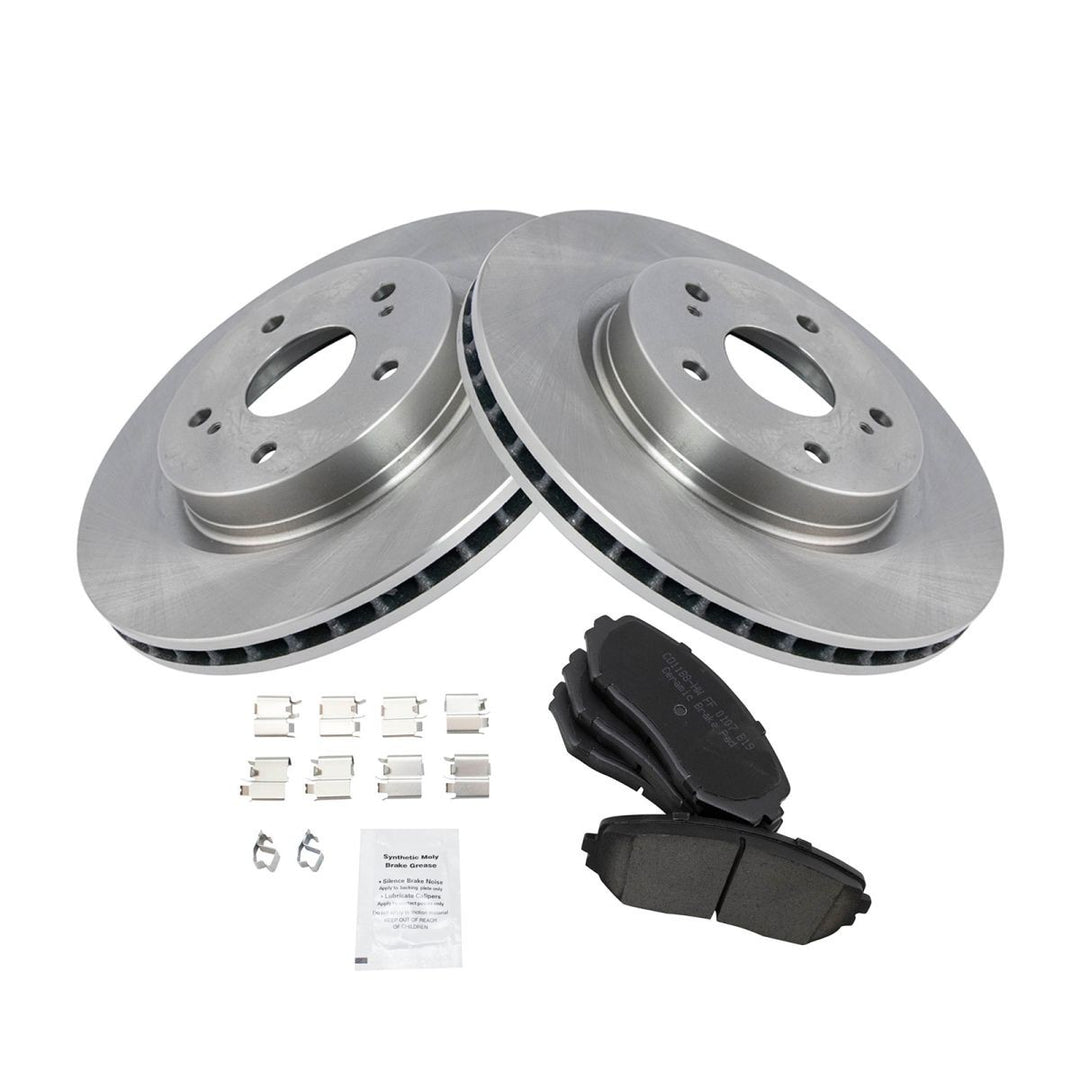 Front Ceramic Brake Pad and Rotor Kit for 2006-2013 Suzuki Grand Vitara