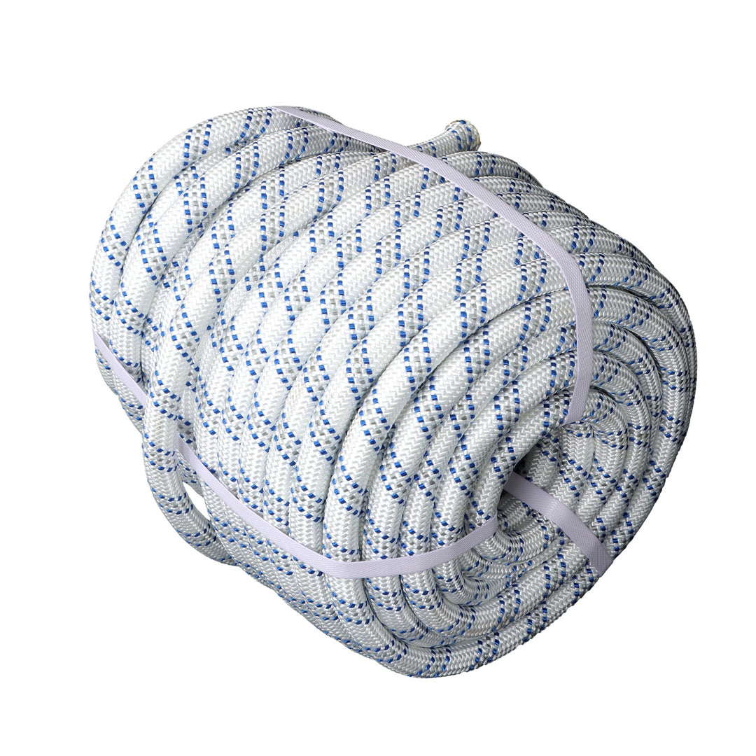 3/4 Inch x 120 Ft Double Braided Polyester Rope 3200 Lbs Breaking Strength