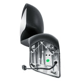 Pair Left+Right Side Black Hood Mirror for 18-26 Freightliner New Cascadia 116 A22-77790-001 - view 12