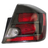 Tail Light For 2010-2012 Sentra Black Bezel Right 26550ZT50B NI2801188 4222-0135R - product image