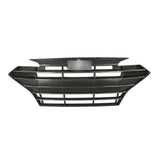 Chrome and Black Mesh Front Upper Grille for 2019-2020 Hyundai Elantra Sedan 86350-F2BA0