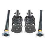 Front Struts and Rear Shocks Kit for 2010-2014 Mercedes-Benz E350 Coupe Convertible RWD