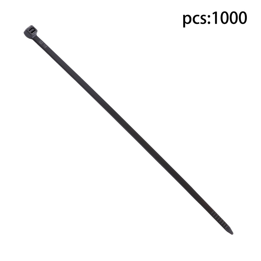 Black Nylon Cable Ties 8 Inch 1000 Pack 65 lb