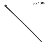 Black Nylon Cable Ties 8 Inch 1000 Pack 65 lb
