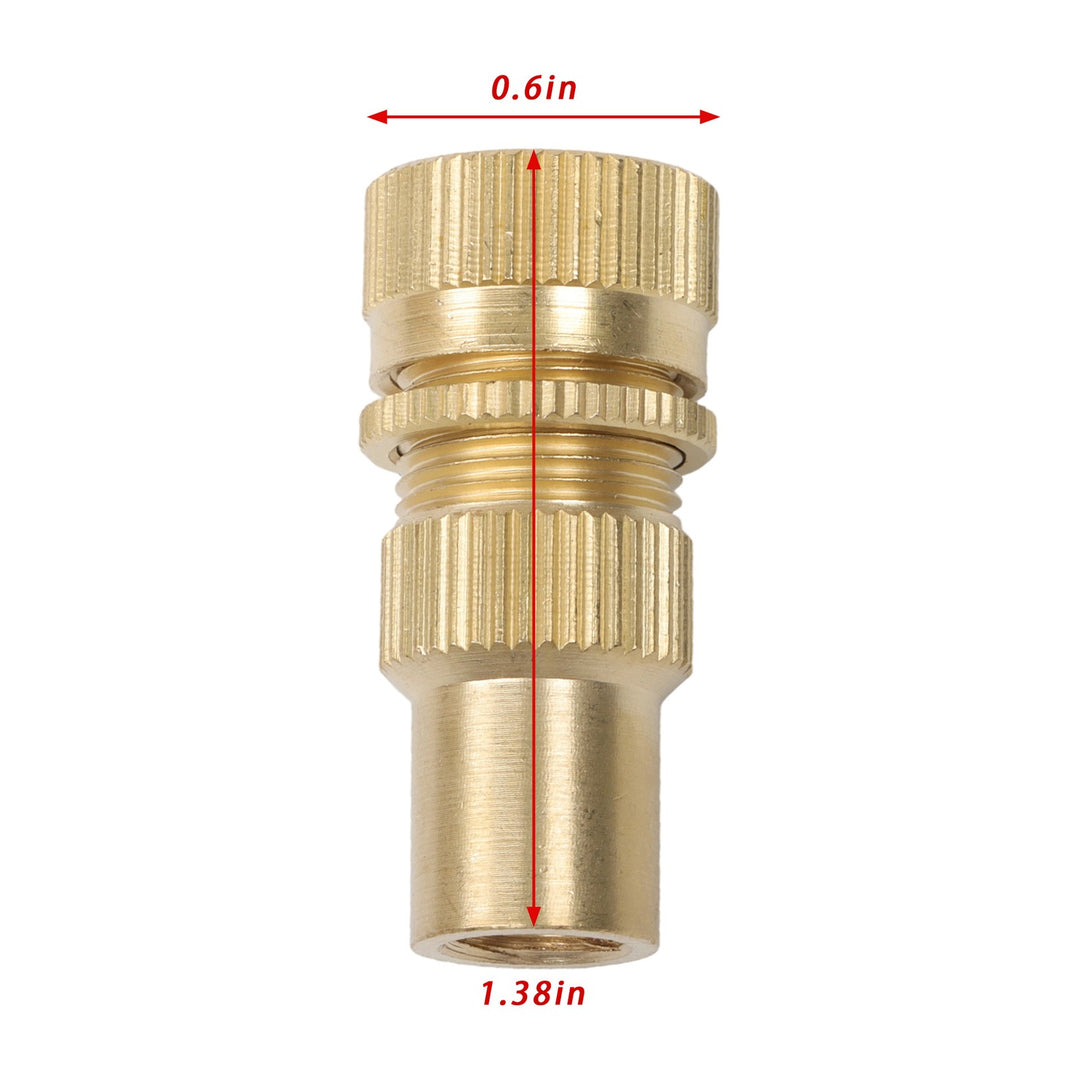 Brass Tire Deflators 0-60 PSI 4 Pack