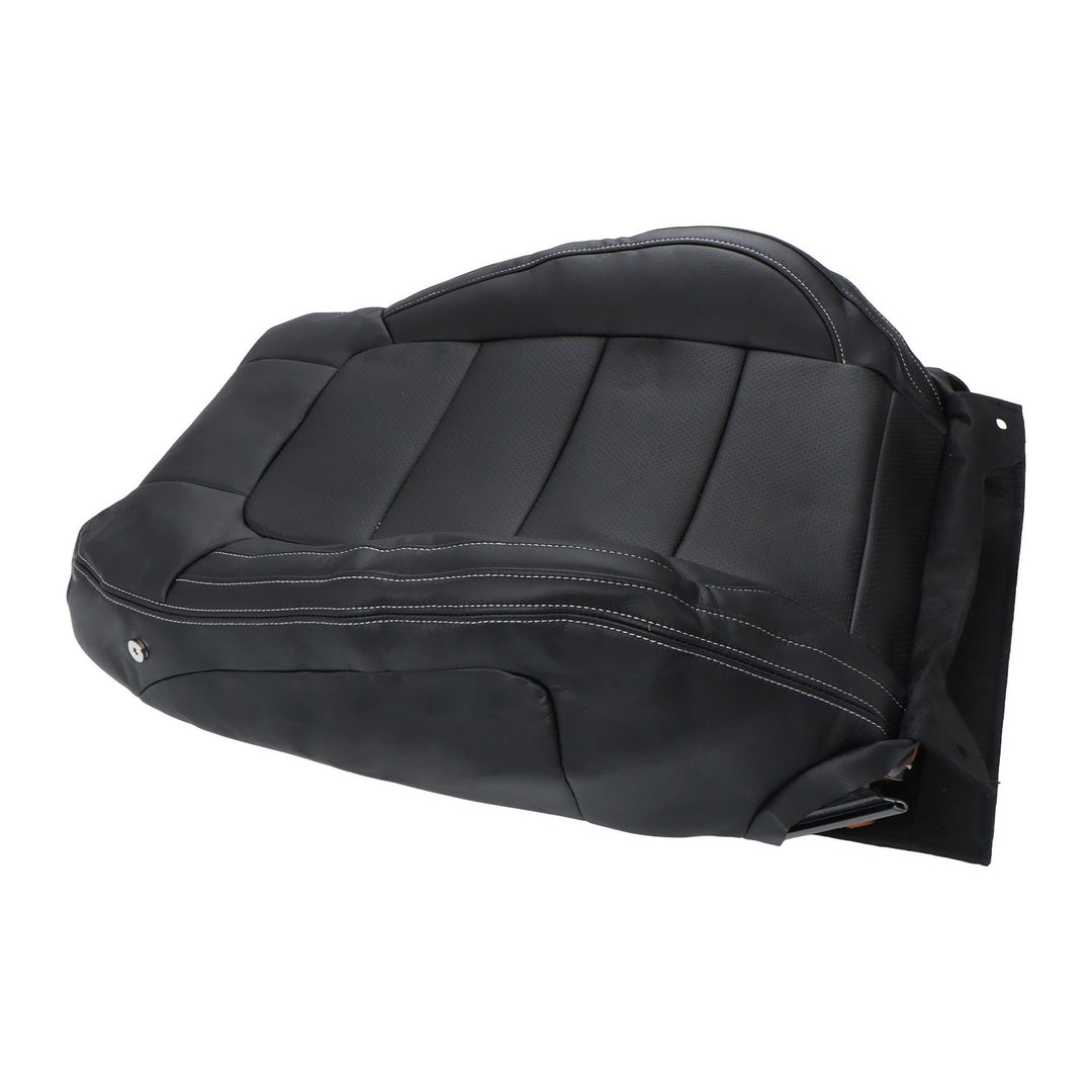 Right Passenger Side Bottom and Top Seat Cover Black for 2015-2023 Ford Mustang