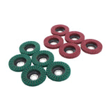4-1/2 Inch Surface Conditioning Flap Discs 120 and 240 Grit 10 Pack for Angle Grinders