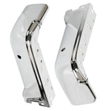 Chrome Steel Rear Bumper End Caps Pair for 2009-2014 Ford F-150