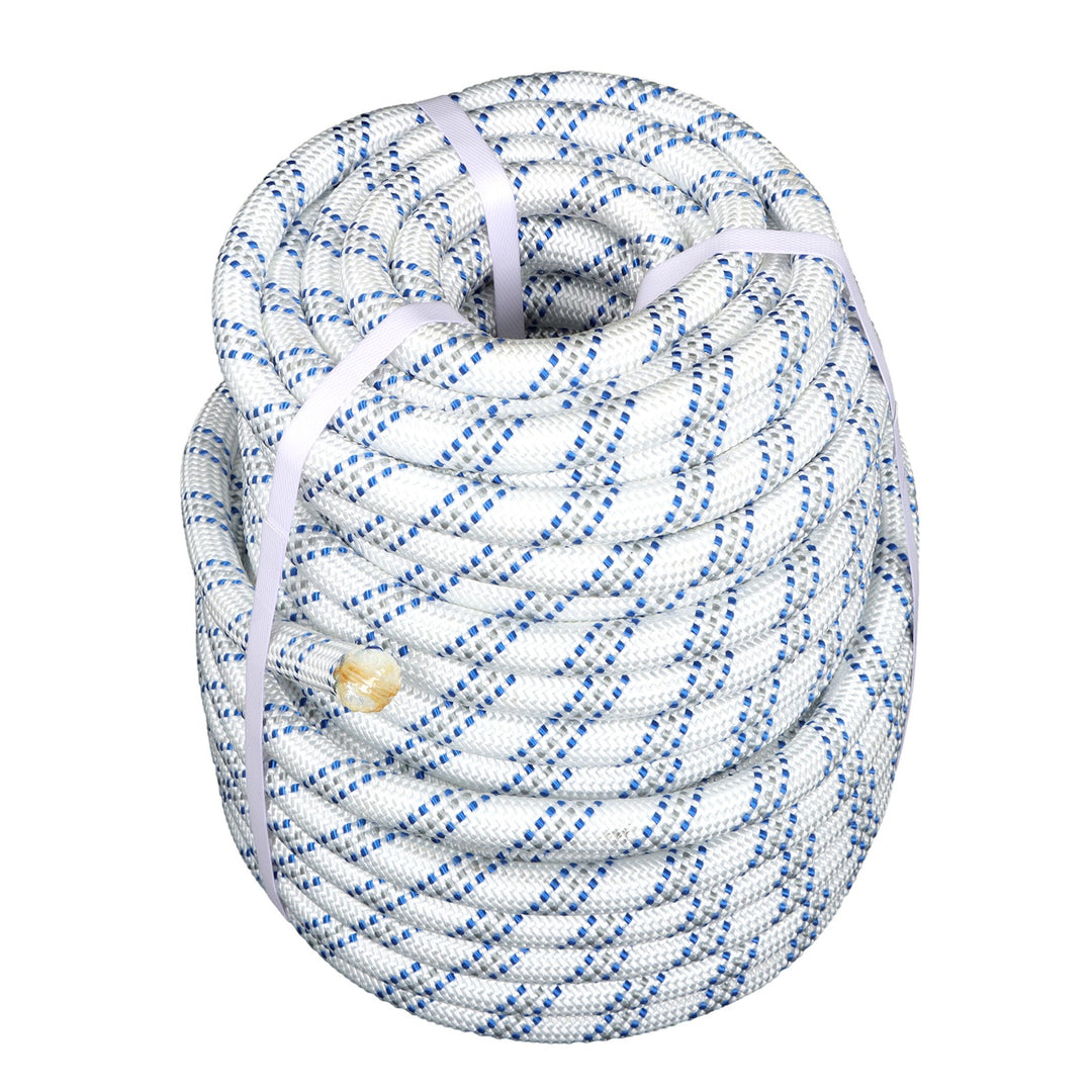 3/4 Inch x 120 Ft Double Braided Polyester Rope 3200 Lbs Breaking Strength