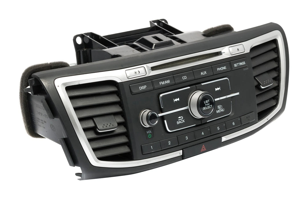 2013-15 Honda Accord AM/FM Radio Single-Disc CD Player w Bezel 39100-T2A-A320 - product image 4