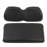 Front Seat Cushion and Backrest Set for 2012-Up Club Car Precedent Tempo Golf Cart Black