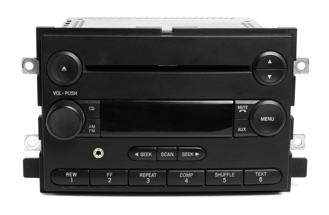 05-06 Ford F150 AM/FM Radio Single-Disc CD Player with Aux Input 6L3T-18C869-AD - product image 3