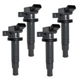 Fits Corolla Celica Matrix MR2 Vibe Prizm 4 Pc Set of Ignition Spark Plug Coils 6885-0002-4 - product image