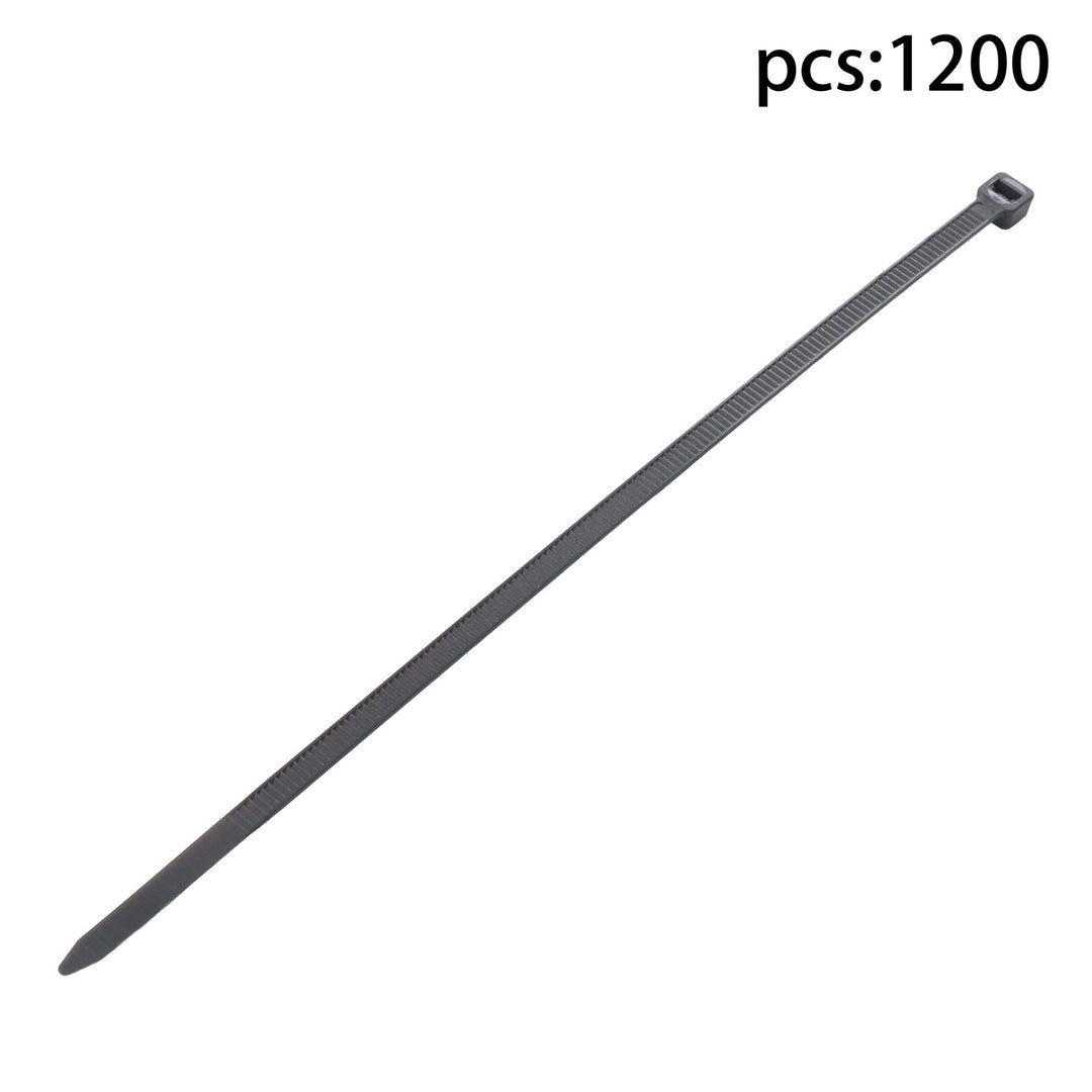 Black Nylon Cable Ties 8 Inch 1200 Pack 65 lb