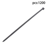 Black Nylon Cable Ties 8 Inch 1200 Pack 65 lb