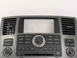 08-12 Nissan Armada Pathfinder Radio 6 CD Climate AC Heater Control Panel Bezel OEM 259159GA0D - product image