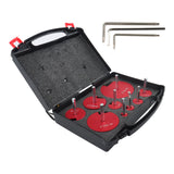 9 Piece PVC Pipe Fitting Reamer Kit