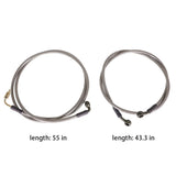 Front and Rear Brake Line Set for Polaris RZR 570 800 900 1068