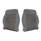 Front Seat Back Cover Set Gray Cloth for 2007-2010 Jeep Wrangler