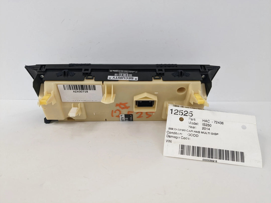 2014-2016 Lexus IS250 IS350 IS300 IS200t AC Heater Air Climate Control Temp 55900-53190 OEM - product image
