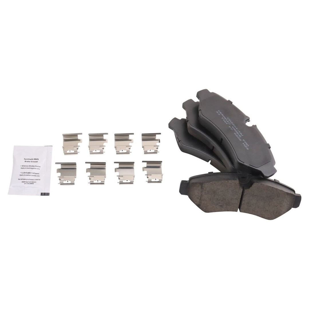 Rear Ceramic Brake Pad and Rotor Kit for 2019-2023 Mercedes-Benz Sprinter 1500 and 2500
