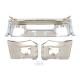 Chrome Split Front Bumper with Fog Light Holes for 2015-2019 GMC Sierra 2500 HD 3500 HD 23178907