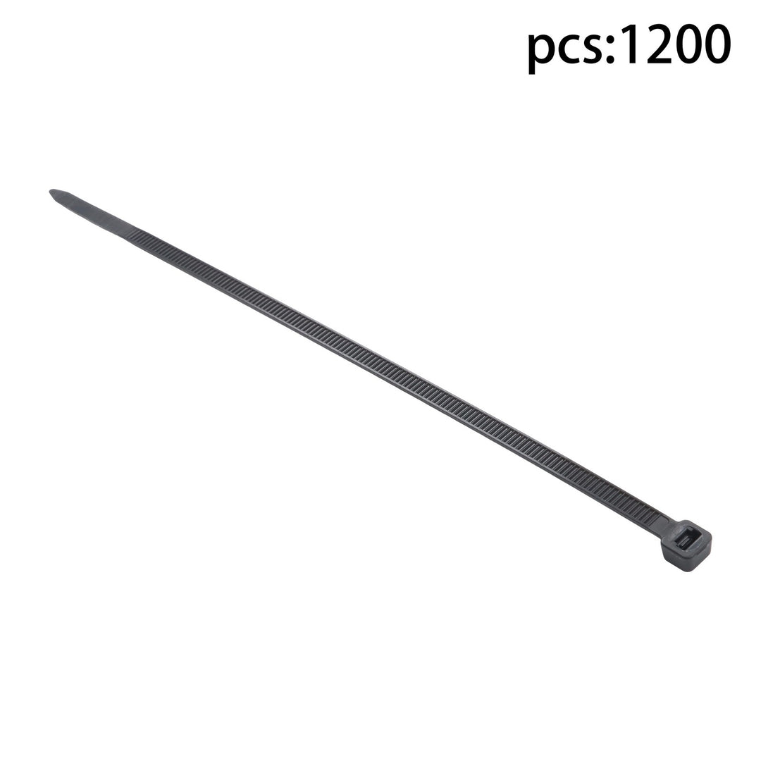 Black Nylon Cable Ties 8 Inch 1200 Pack 65 lb