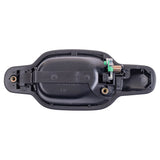 Exterior Door Handle Pair, Smooth Black, for 2004-2011 Chevrolet Colorado & GMC Canyon