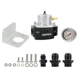 Adjustable Fuel Pressure Regulator 4-65 PSI for EFI and Carbureted Engines -8AN with Gauge FPR98