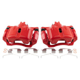 Front Red Performance Brake Caliper Pair for 2012-2015 Honda Civic