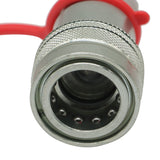 1/2 inch NPT Hydraulic Quick Connect Coupler Set ISO 5675 Pioneer Style