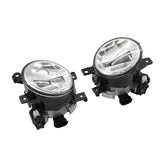 Front LED Fog Light Pair for 2014-2020 Infiniti Q50 QX60 QX80 C115-131-Black – product image