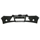 Primed Front Bumper Cover with Grille and Fog Light Kit for 2012-2014 Ford Focus
