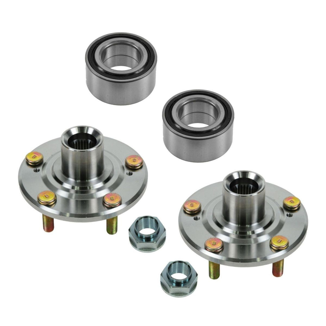 Front Wheel Hub & Bearing 4-Piece Kit for 2003-2011 Honda Element & 2002-2006 CR-V