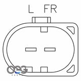 Audi/Volkswagen Voltage Regulator PPIB238 – 1999–2005 – alternate view
