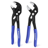WORKPRO 2-Piece Pliers Wrench and Groove Joint Pliers Set 7 Inch 001378