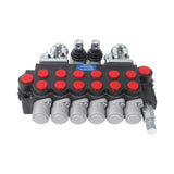 Hydraulic Directional Control Valve 6 Spool 11 GPM with 4 Joysticks