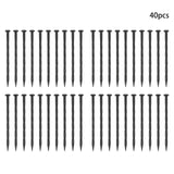 No-Dig Lawn Edging Kit 40 Ft with 40 Spikes Brown