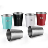 Swiss+Tech 6-Pack 14 oz Stainless Steel Stackable Cups