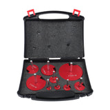 9 Piece PVC Pipe Fitting Reamer Kit