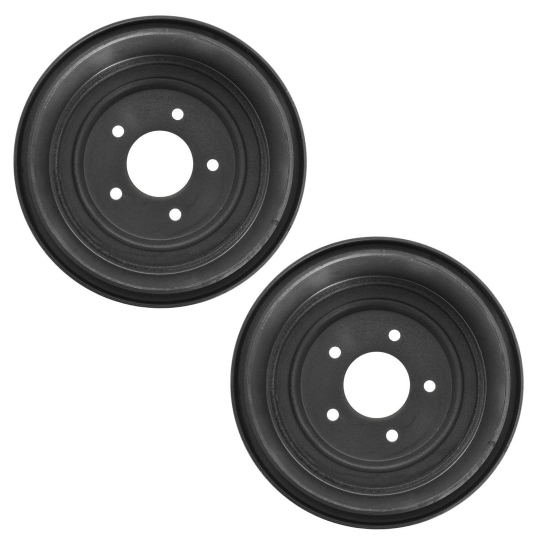 Rear Brake Drum Pair for 1987-1996 Ford F-150, Bronco & 1987-1999 E-150